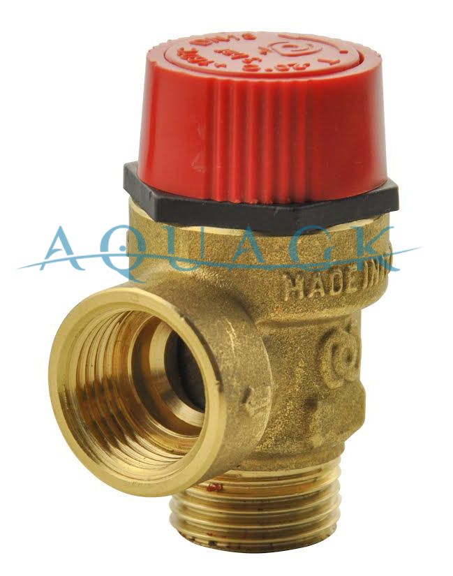 Sicherheitsventil 1,5 bis 8 bar Überdruckventil Heizung 1/2" IG x 1/2" AG Pro eBay